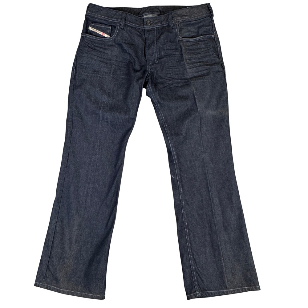 Diesel Zatiny Regular Bootcut Jeans Dark Indigo Wash 0088Z Mens 36x30